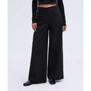 LULULEMON New City Sleek Utilitech Extra-Wide-Leg Pant in Black size 30